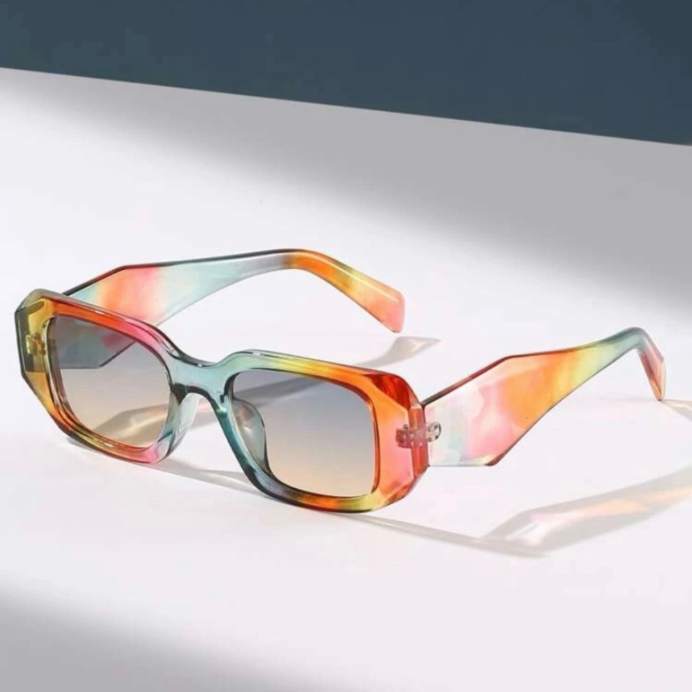 Colorful Rectangular Sunglasses